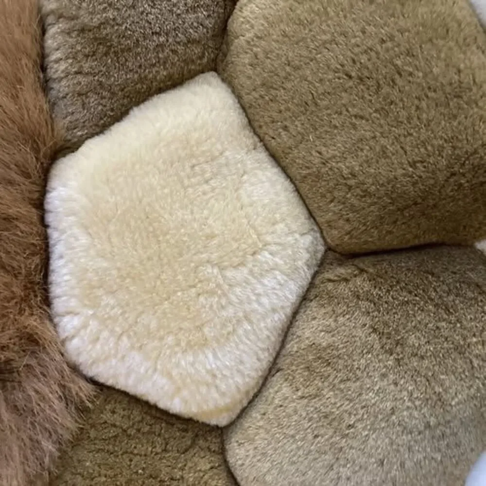 Vintage Stuffed Animal LION Plush Pillow 1998 TWIE Angel Toys Nursery Baby Set